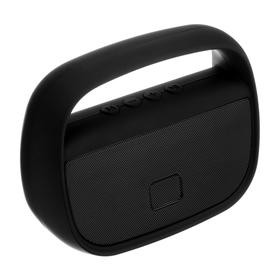 Портативная колонка LuazON LAB-78, 10 Вт, 600 мАч, USB, FM, microSD, чёрная 4283570