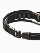 Браслет мужской "Компас", цвет чёрный в чернёном серебре - фото 809331830