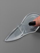 Подпяточники для обуви, с супинатором, на клеевой основе, силиконовые, 15.5×5.5 см, пара, прозрачные - Фото 3