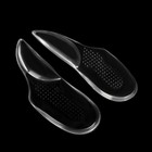 Подпяточники для обуви, с супинатором, на клеевой основе, силиконовые, 15,5 × 5,5 см, пара, цвет прозрачный - Фото 5