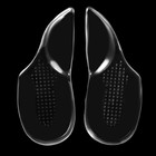 Подпяточники для обуви, с супинатором, на клеевой основе, силиконовые, 15,5 × 5,5 см, пара, цвет прозрачный - Фото 6