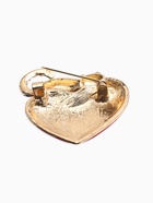 Брошь «Кот мартовский», красно-чёрная в золоте - Фото 4