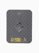 Брошь «Перо павлина», цветная в розовом золоте - Фото 8