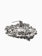 Брошь "Императрица" самоцветная, цветная в серебре - фото 809437333