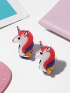 Клипсы детские "Выбражулька" единороги, цветные - фото 809114175