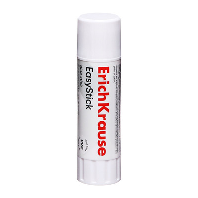 Клей-карандаш, ErichKrause EasyStick, PVP, быстрое склеивание, 19 г