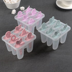 Форма для мороженого «Фигурки», 12,5×11×9 см, 6 ячеек, цвет МИКС - Фото 3