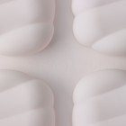 Форма для муссовых десертов и выпечки KONFINETTA «Корде», 30×17.5×2 см, 9 ячеек (9×4.5 см), силикон, белая - Фото 6