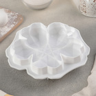 Форма для муссовых десертов и выпечки Доляна «Флер де пьер», 19,5×19,5 см, цвет белый - Фото 3