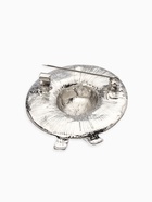 Брошь «Шляпка», цвет серебро - Фото 3