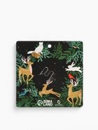 Брошь «Олень», белая в золоте - Фото 6