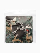 Брошь новогодняя «Олень», цвет белый в серебре - Фото 9