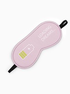 Маска для сна «Зарядка», 19×9 см, резинка одинарная, розовая - Фото 1