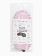 Маска для сна «Зарядка», 19×9 см, резинка одинарная, розовая - Фото 3