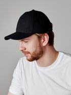 Бейсболка унисекс однотонная MINAKU на липучке, размер 58, чёрная - Фото 5