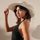 Шляпа женская MINAKU "Морская", размер 56-58, цвет белый - Фото 2