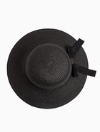 Шляпа женская MINAKU Summer joy с бантом размер 56-58, чёрная - Фото 4