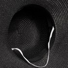Шляпа женская MINAKU "Summer joy", размер 56-58, цвет черный - Фото 6