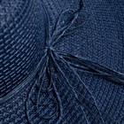 Шляпа женская MINAKU "Ocean", размер 56-58, цвет синий - Фото 4