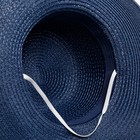 Шляпа женская MINAKU "Ocean", размер 56-58, цвет синий - Фото 6