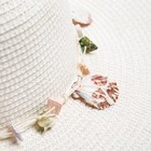 Шляпа женская MINAKU "Ocean", размер 56-58, цвет белый - Фото 5