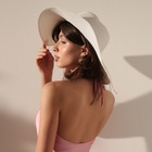 Шляпа женская MINAKU "Ocean", размер 56-58, цвет белый - Фото 1