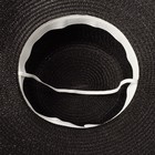 Шляпа женская MINAKU "Beach", размер 56-58, цвет черный - Фото 4