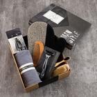 Набор подарочный «Мужчине №1», 7 предметов, полотенце и аксессуары - Фото 1