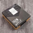 Набор подарочный «Мужчине №1», 7 предметов, полотенце и аксессуары - Фото 3