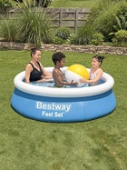 Бассейн надувной Bestway Fast Set 57392, 183×51 см, круглый - Фото 8