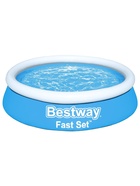 Бассейн надувной Bestway Fast Set 57392, 183×51 см, круглый - Фото 6