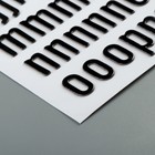 Набор стикеров-алфавит из чипборда Heidi Swapp - «Honey&Spice» - 175 шт - Фото 2