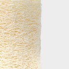 Люффа - мочалка для тела натуральная Доляна, 8×6×6 см, бежевая - Фото 4