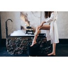 Щётка банная массажная для тела Доляна, с ручкой и массажёром, натуральная щетина - Фото 7