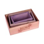 Набор деревянных ящиков 3 в 1 «Для самой прекрасной» с выжиганием, 30 × 25 × 20 см - Фото 2