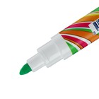 Маркер текстовыделитель, Centropen 8052, 5.0 мм, короткий, зеленый (комплект 2 шт) - фото 38367042