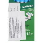 Маркер для ткани 3.0 мм Koh-I-Noor 3203/17, длина письма 500 м, синий - Фото 5