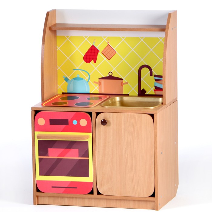 Игровой набор Кухня Машенька мойка МИКС, 684х400х1002, Цветной - фото 1907067823