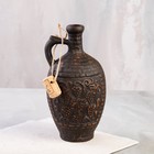 Винная бутылка "Виноград", декор, красная глина, 0.75 л - Фото 2