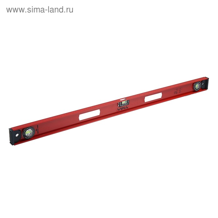 Уровень VIRA 100252, 1000 мм, 3 глазка, поворотный глазок, магнитный - Фото 1