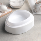 Форма силиконовая для муссовых десертов и выпечки Доляна «Дзен», 17,5×14,5 см, цвет белый - Фото 3