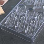 Форма для шоколада KONFINETTA «Скрипка», 33×16,2 см, 12 ячеек, ячейка 7,4×3 см - фото 24281990