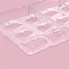 Форма для шоколада и конфет KONFINETTA «Драгоценные камни», 33×16.2 см, 15 ячеек, 2.5×3/4.5 см, пластик, прозрачная 4622271