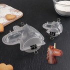 Молды для заливки «Единорог», 2 шт., пластик, прозрачные - Фото 2