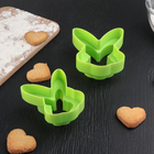 Набор форм для печенья «Кролик», 2 шт., цвет зелёный - Фото 2