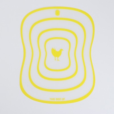 Доски разделочные гибкие Доляна «Ассорти», набор 4 шт., 20×14.7 см, ассорти