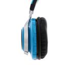 Наушники беспроводные LuazON RX-1 TM-021, накладные, BT 4.2, 250 мАч, LED, FM,microSD,синие - Фото 4