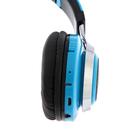 Наушники беспроводные LuazON RX-1 TM-021, накладные, BT 4.2, 250 мАч, LED, FM,microSD,синие - Фото 5