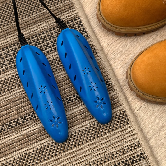 Сушилка для обуви Luazon LSO-13, 17 см, 12 Вт, индикатор, синяя - фото 1896795332