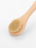 Щётка массажная для тела, из натуральной щетины, круглая, с ручкой, гладкая - Фото 7